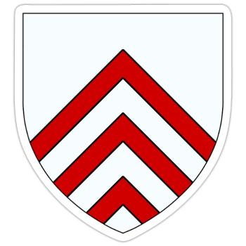 Wappen von Perche - Sticker Größe S (10 x 10 cm) - Mattweiß - Vorne