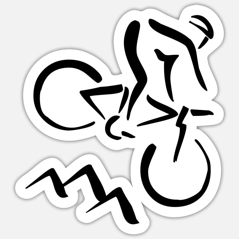 Biker Sticker taille S (10 x 10 cm)