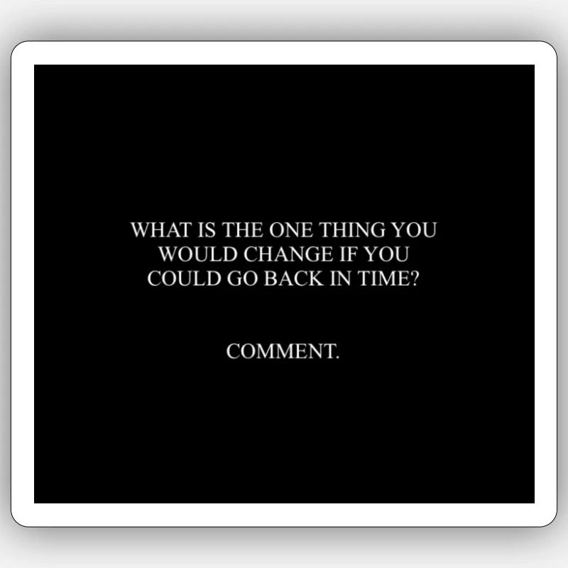 COMMENT Sticker size S (10 x 10 cm)