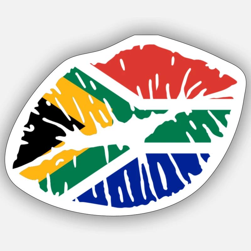 Afrique du Sud Sticker taille S (10 x 10 cm)