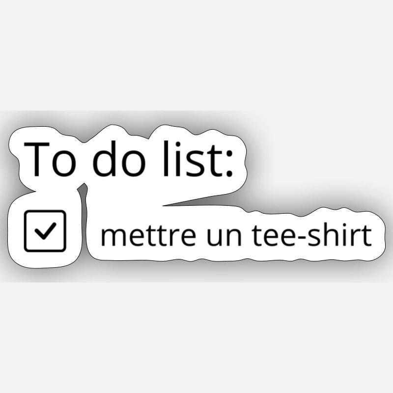 To do list Sticker taille S (10 x 10 cm)