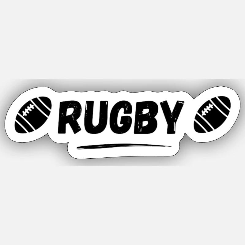 RUGBY Sticker taille S (10 x 10 cm)