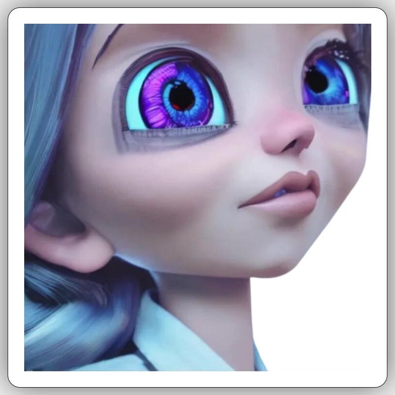 anime Sticker taille S (10 x 10 cm)