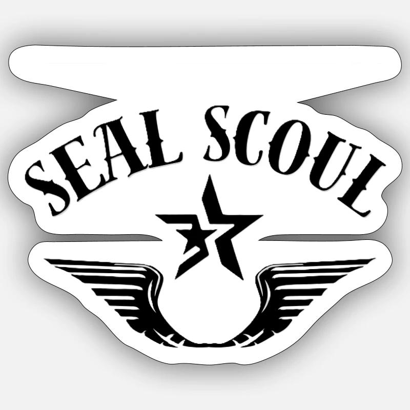 Vieille école - Sticker taille S (10 x 10 cm) - blanc mat