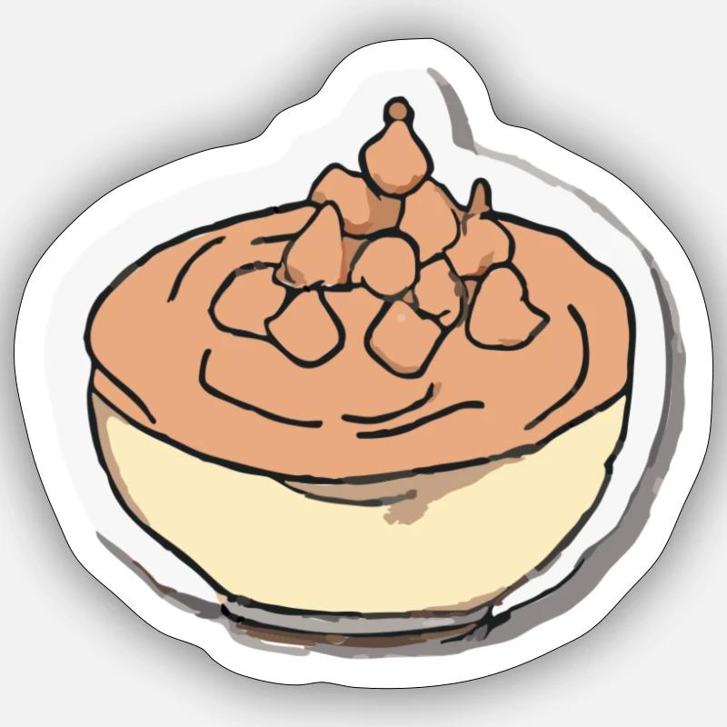 Hummus Sticker size S (10 x 10 cm)