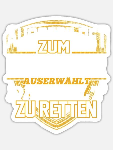 MESSTECHNIKER - Der Auserwählte - Sticker Größe S (10 x 10 cm) - Mattweiß