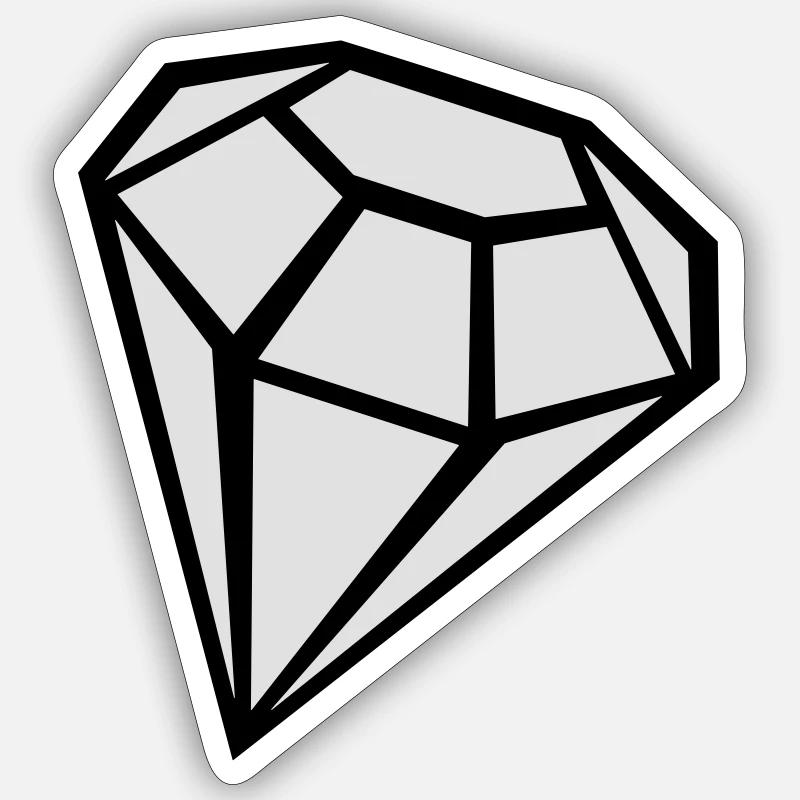 Diamant Sticker Größe S (10 x 10 cm)