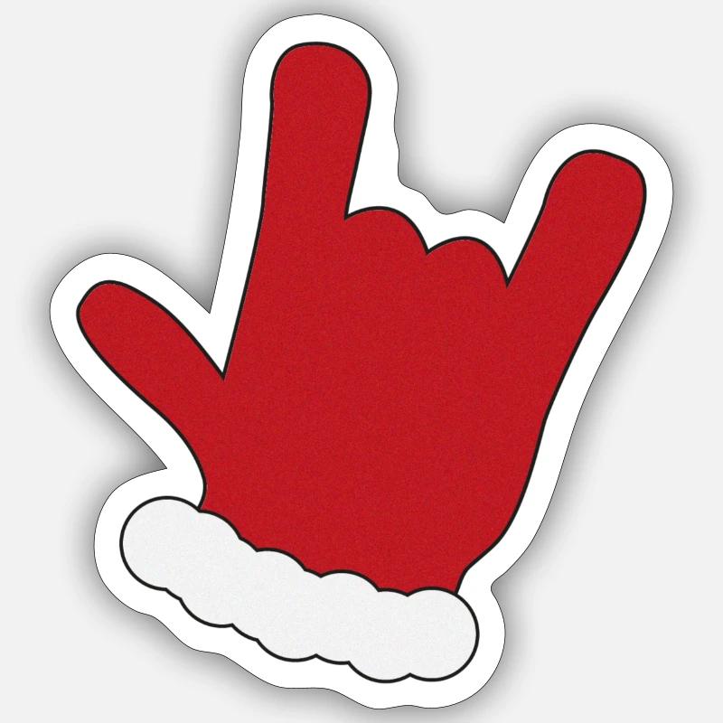 Weihnachten - Sticker Größe S (10 x 10 cm) - Mattweiß