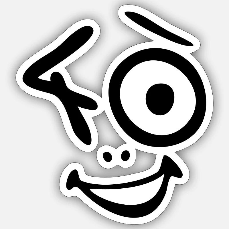 Sticker taille S (10 x 10 cm) - 