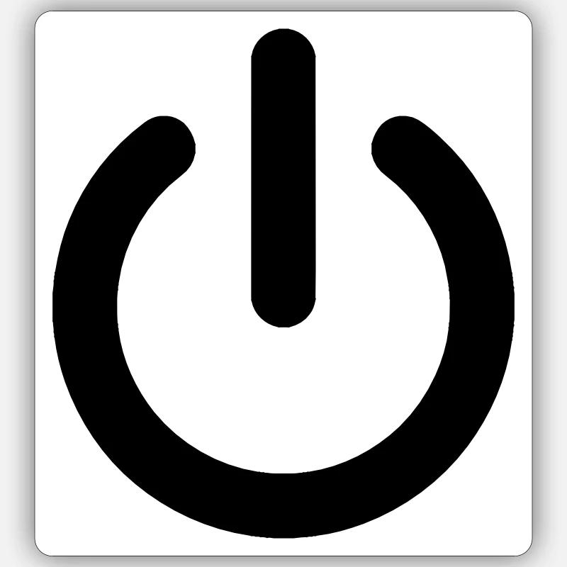 [SE] On / Off Sticker size S (10 x 10 cm)