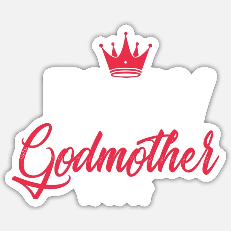 Mutter Die gute Fee Geschenk Mädchen Elfe Sticker Größe S (10 x 10 cm)