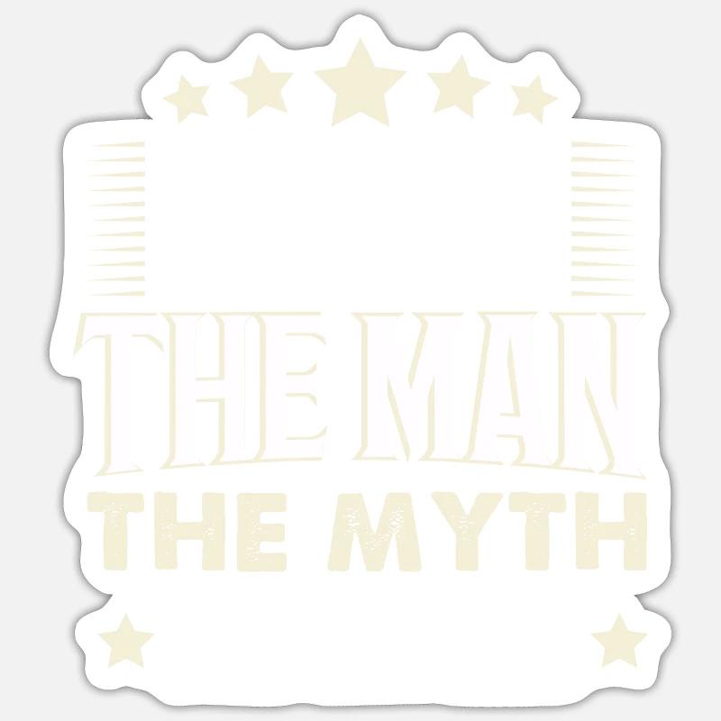 John - Sticker size S (10 x 10 cm) - white matte