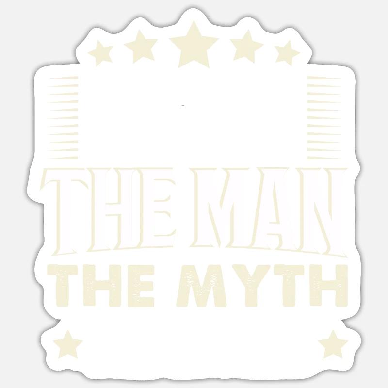 Michel - Sticker size S (10 x 10 cm) - white matte