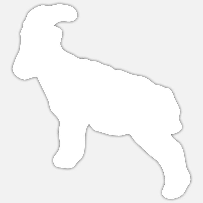 Capricorne - Sticker taille S (10 x 10 cm) - blanc mat