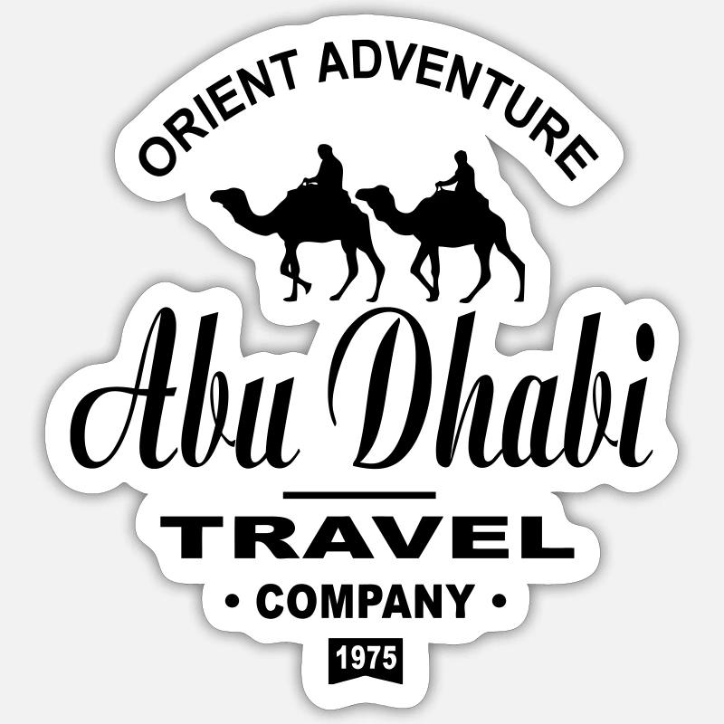 Abu Dhabi Sticker size S (10 x 10 cm)