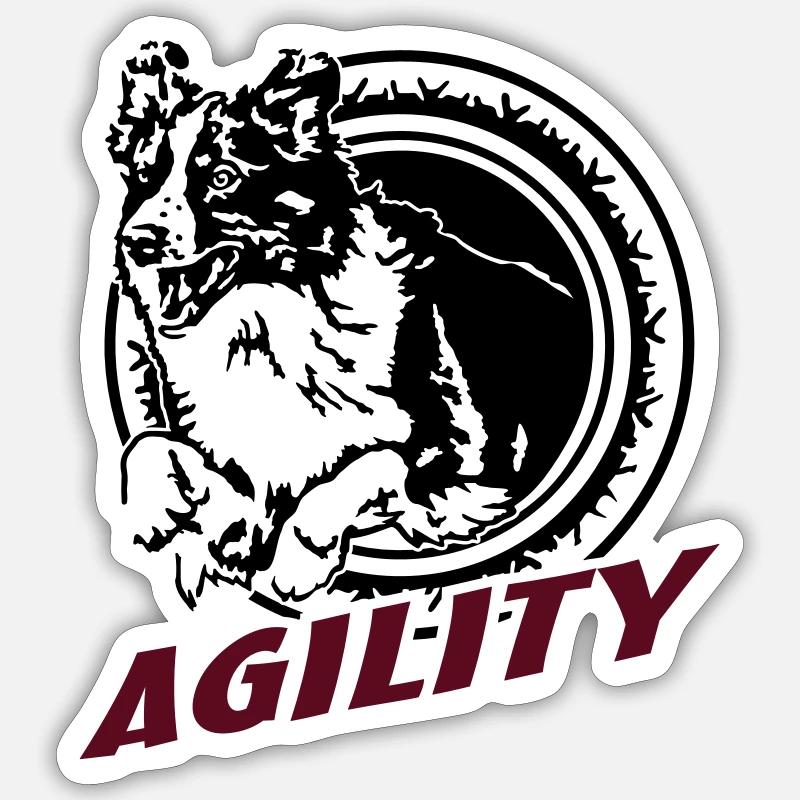 595 Agilité Sticker taille S (10 x 10 cm)