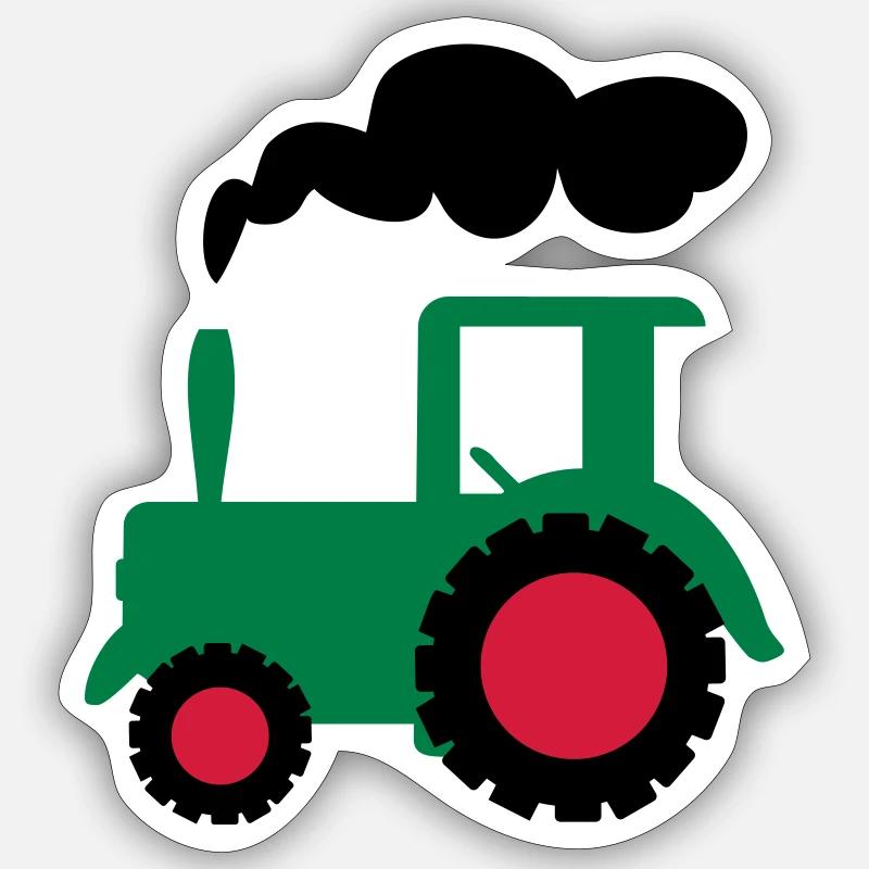 tractor Sticker size S (10 x 10 cm)
