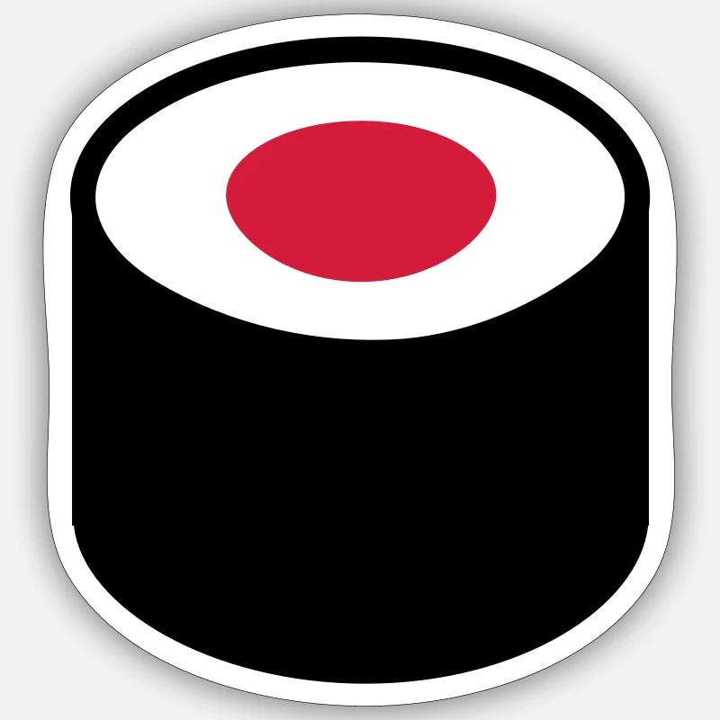 Sushi Sticker size S (10 x 10 cm)