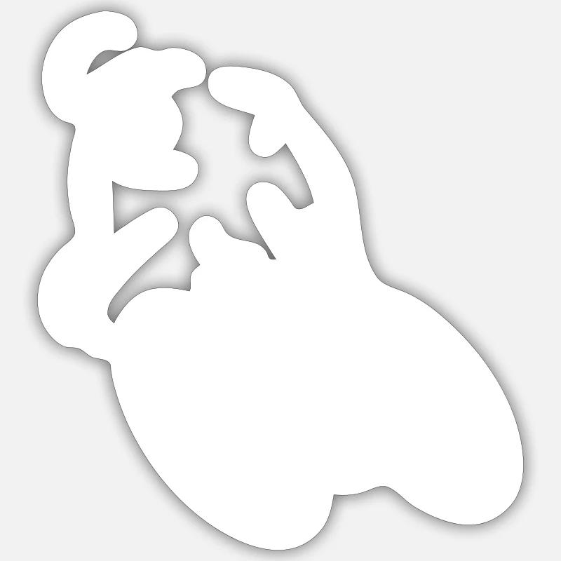 Sticker Größe S (10 x 10 cm) - 