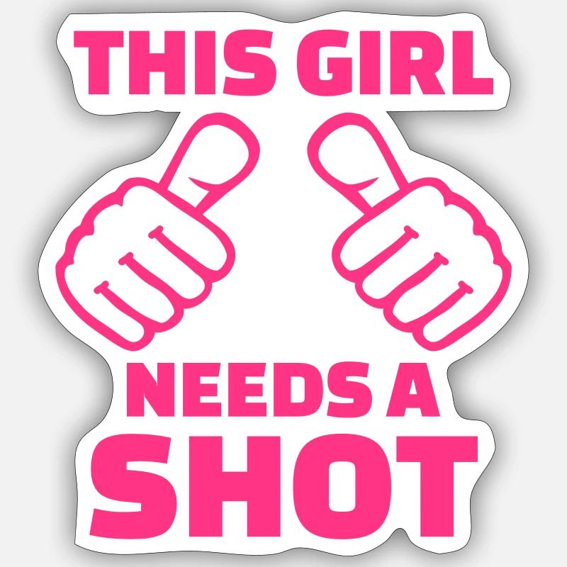 Schnaps Sticker Größe S (10 x 10 cm)