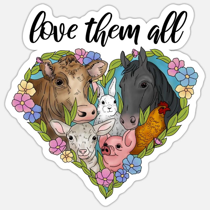 Sticker Größe S (10 x 10 cm) - 