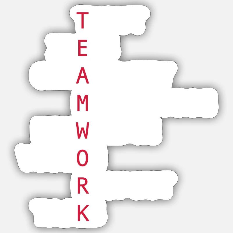Teamwork Sticker Größe S (10 x 10 cm)