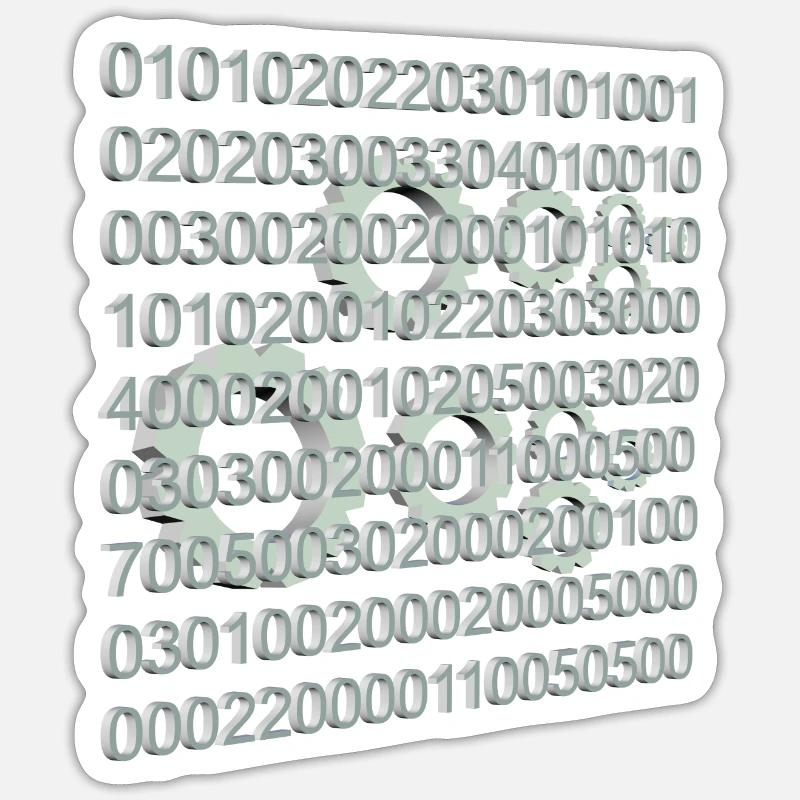 Techniker Technologie Sticker Größe S (10 x 10 cm)