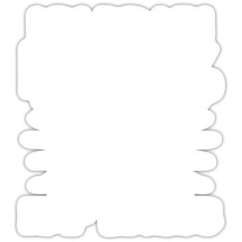 Brain Is 70% Rap Lyrics Funny Rapper Music Gift - Sticker size S (10 x 10 cm) - white matte - Front