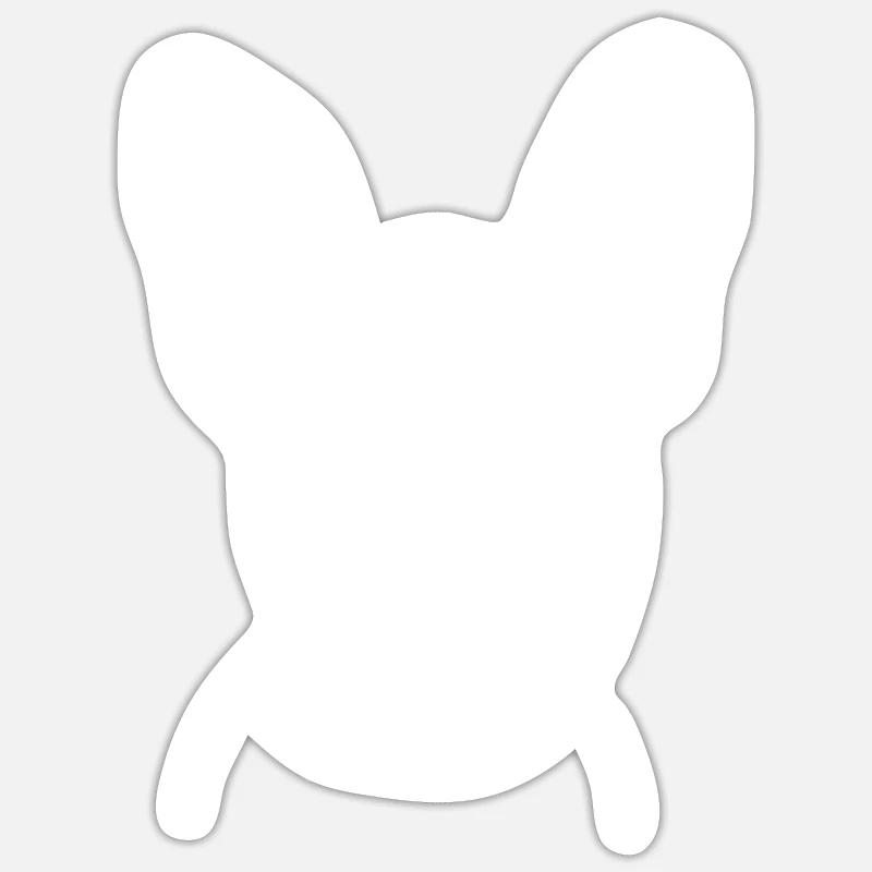 Boston Terrier Sticker taille S (10 x 10 cm)