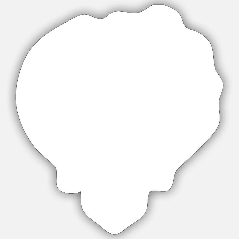 Baum des Lebens Lebensbaum - Sticker Größe S (10 x 10 cm) - Mattweiß