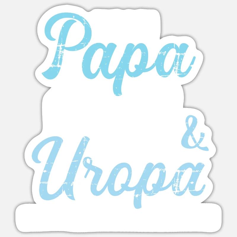 Uropa - Sticker Größe S (10 x 10 cm) - Mattweiß