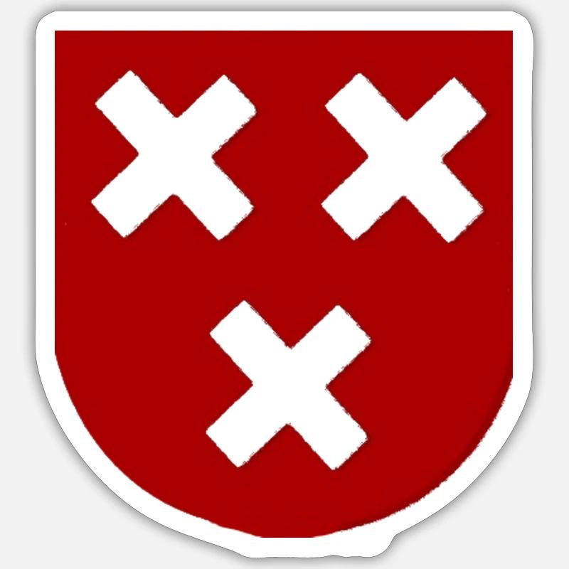 BREDA - Sticker taille S (10 x 10 cm) - blanc mat