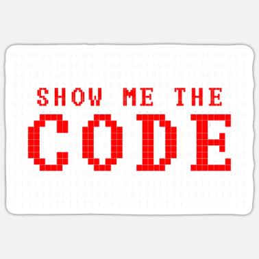 Code informatique Sort Autocollant