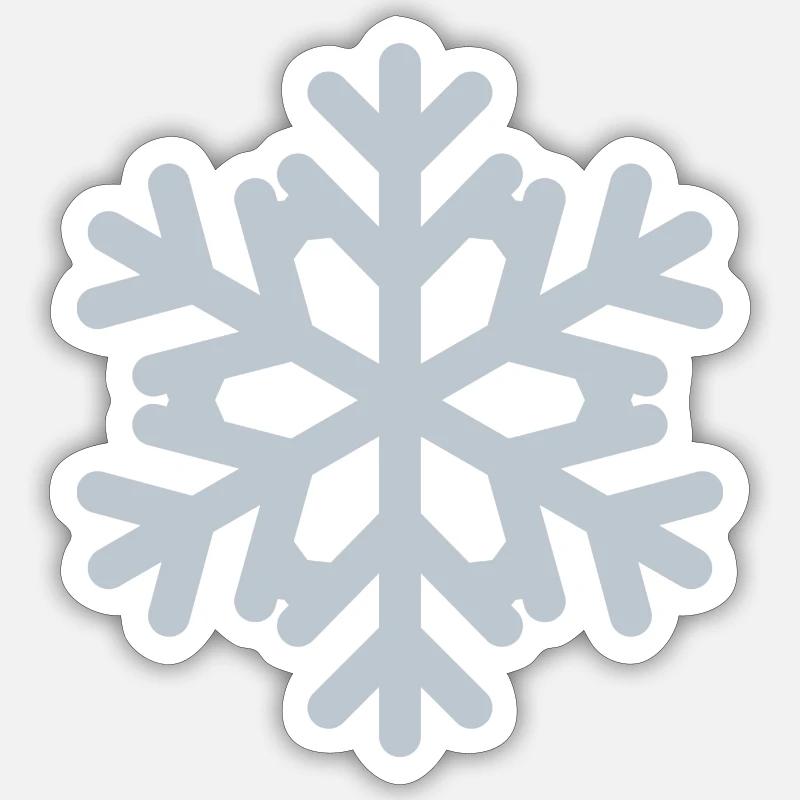 Snowflake Sticker size S (10 x 10 cm)