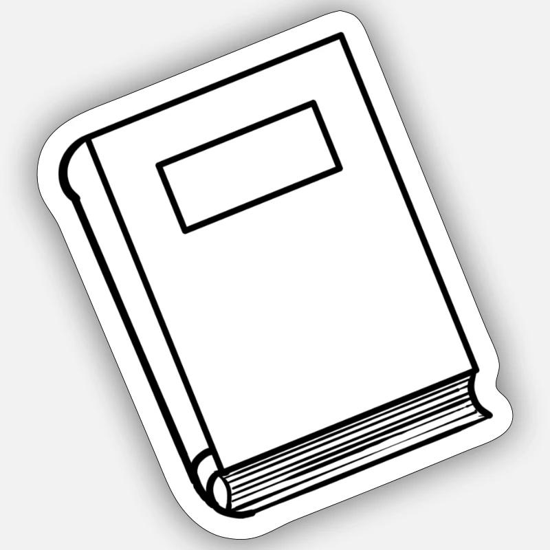 book Sticker size S (10 x 10 cm)