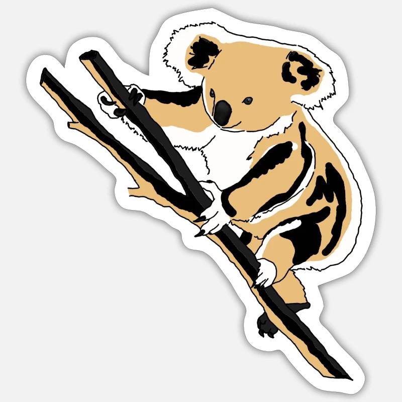 Koala bear Sticker size S (10 x 10 cm)