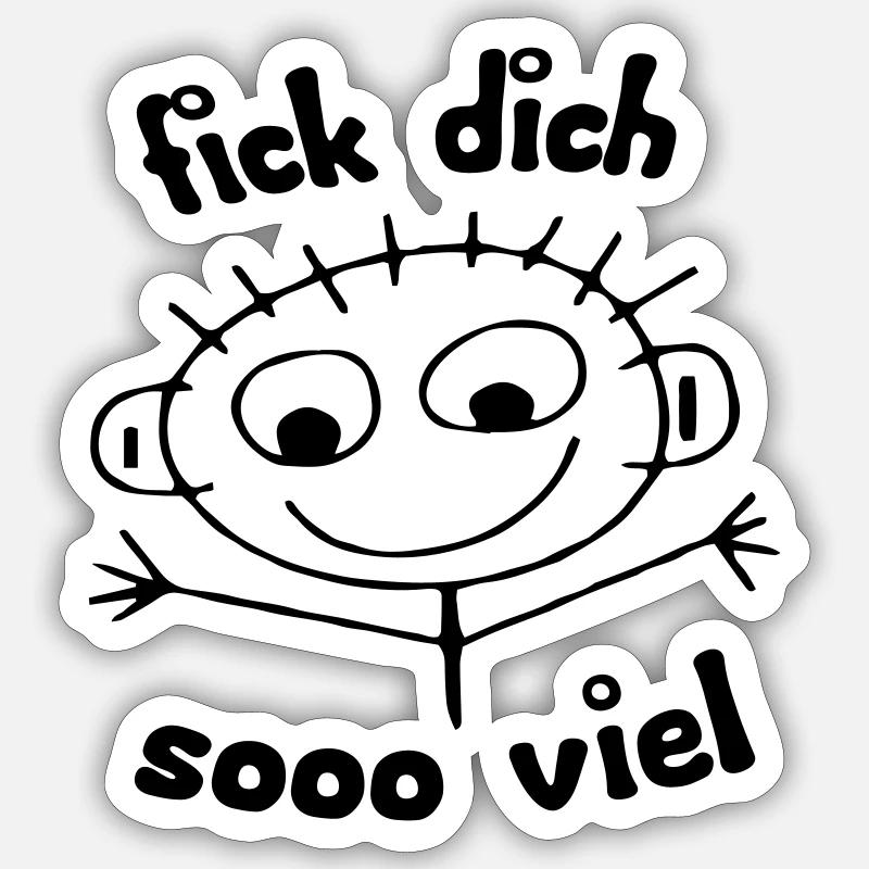 Sticker Größe S (10 x 10 cm) - 
