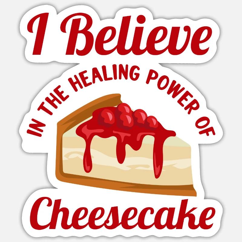 Cheesecae guérison Sticker taille S (10 x 10 cm)