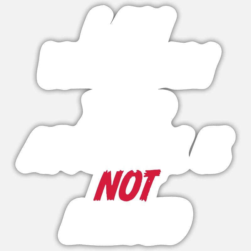 I am who i am. Your approval is not needed. Sticker taille S (10 x 10 cm)
