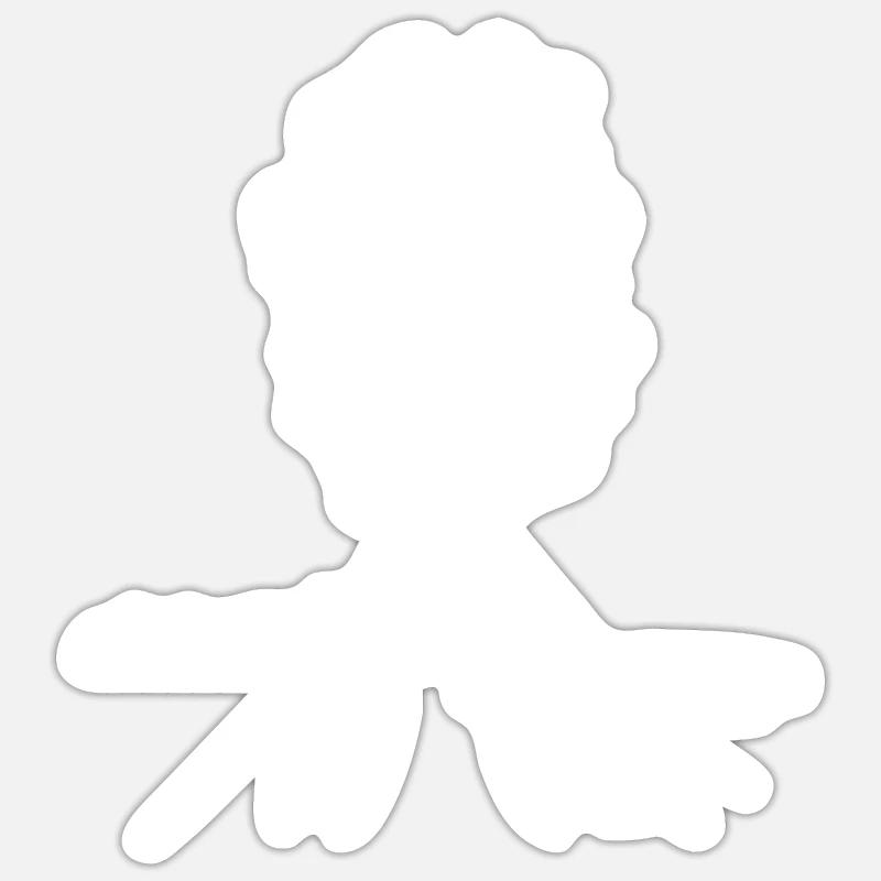 volcano - Sticker size S (10 x 10 cm) - white matte
