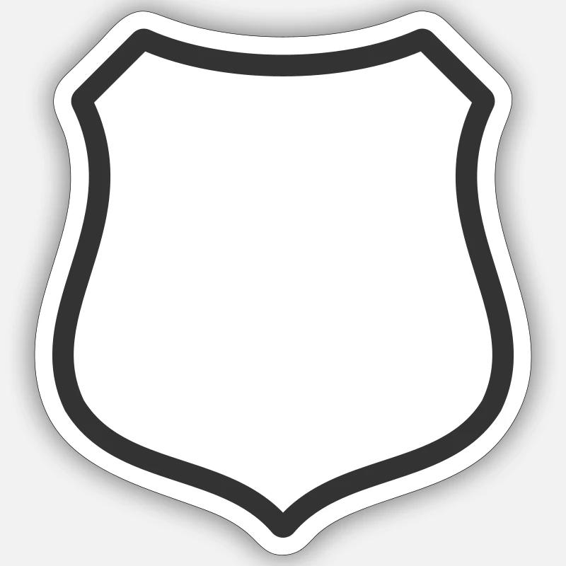 SHIELD LOGO ICON Sticker size S (10 x 10 cm)
