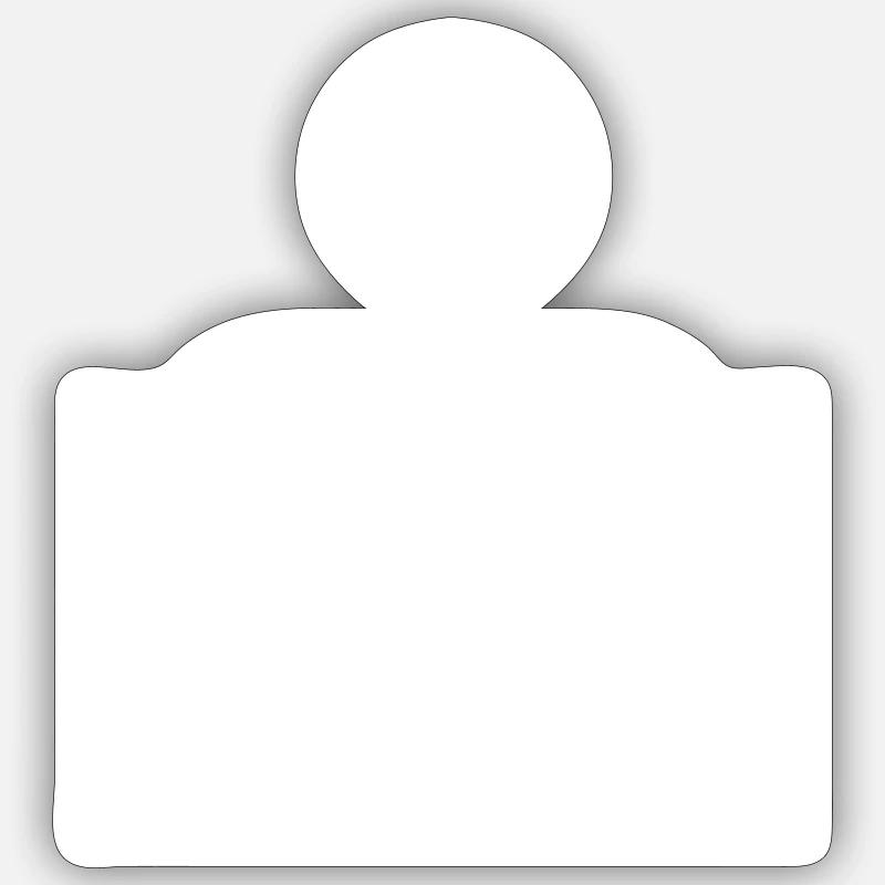 Rayon X - Sticker taille S (10 x 10 cm) - blanc mat