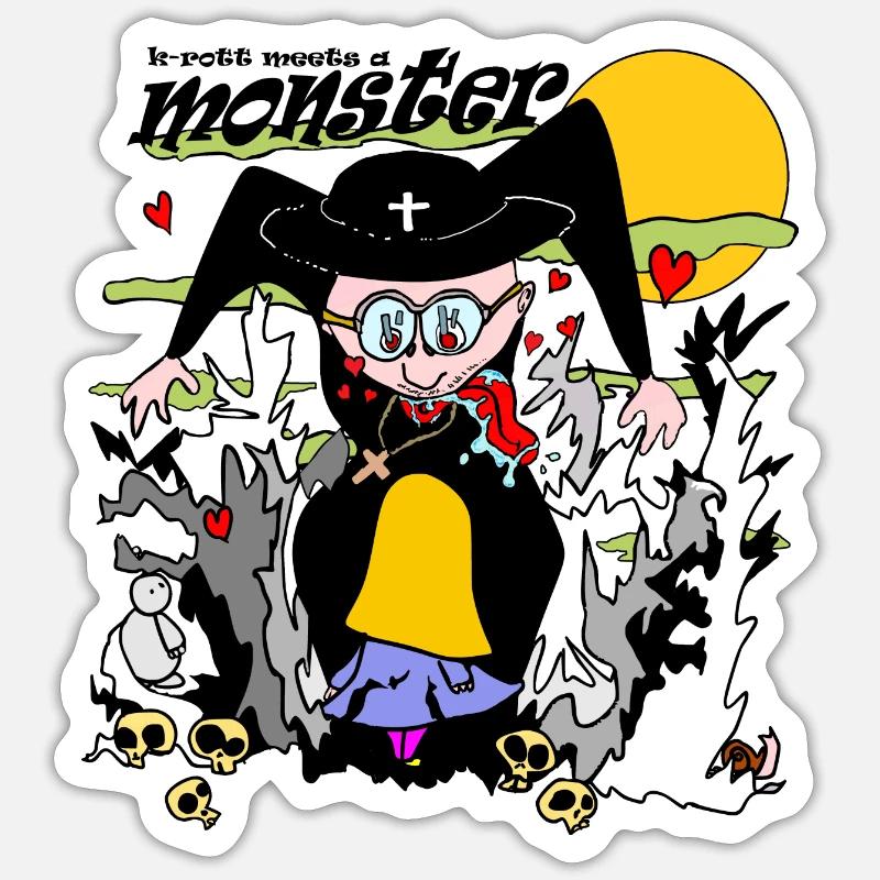 priest Sticker taille S (10 x 10 cm)