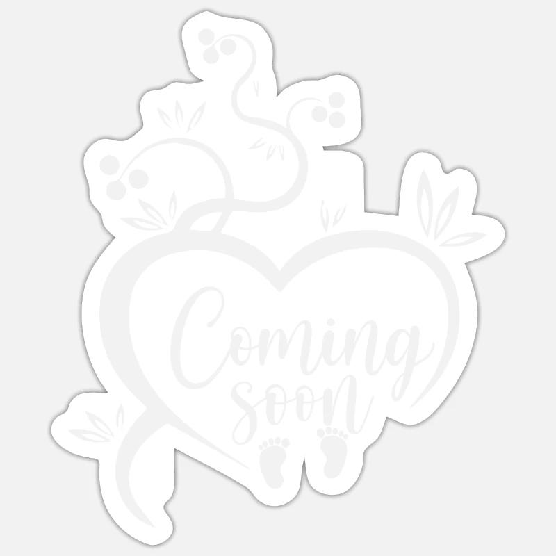 grossesse Sticker taille S (10 x 10 cm)