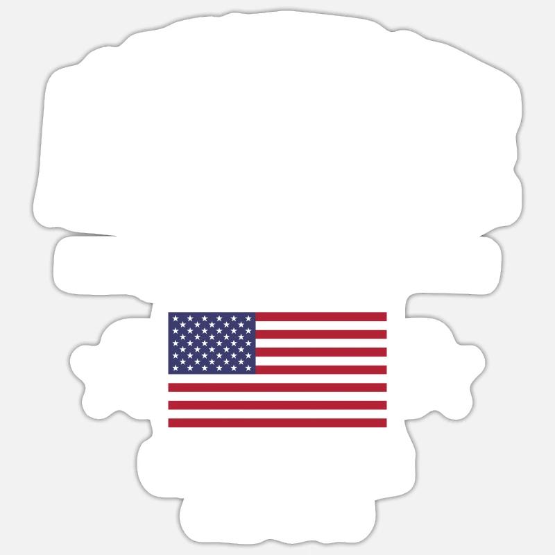 Albuquerque - Sticker size S (10 x 10 cm) - white matte