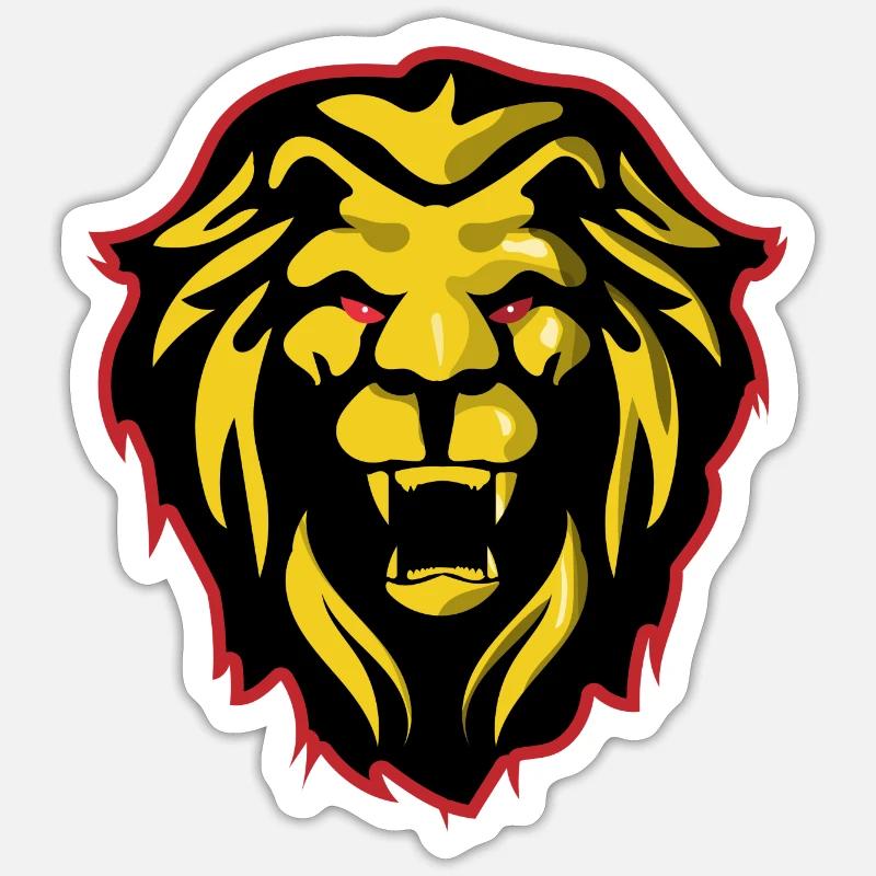 Lion Sticker Größe S (10 x 10 cm)
