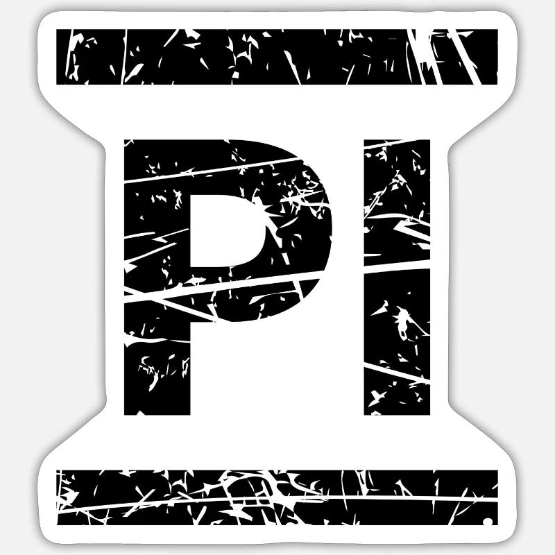 Pi Sticker size S (10 x 10 cm)