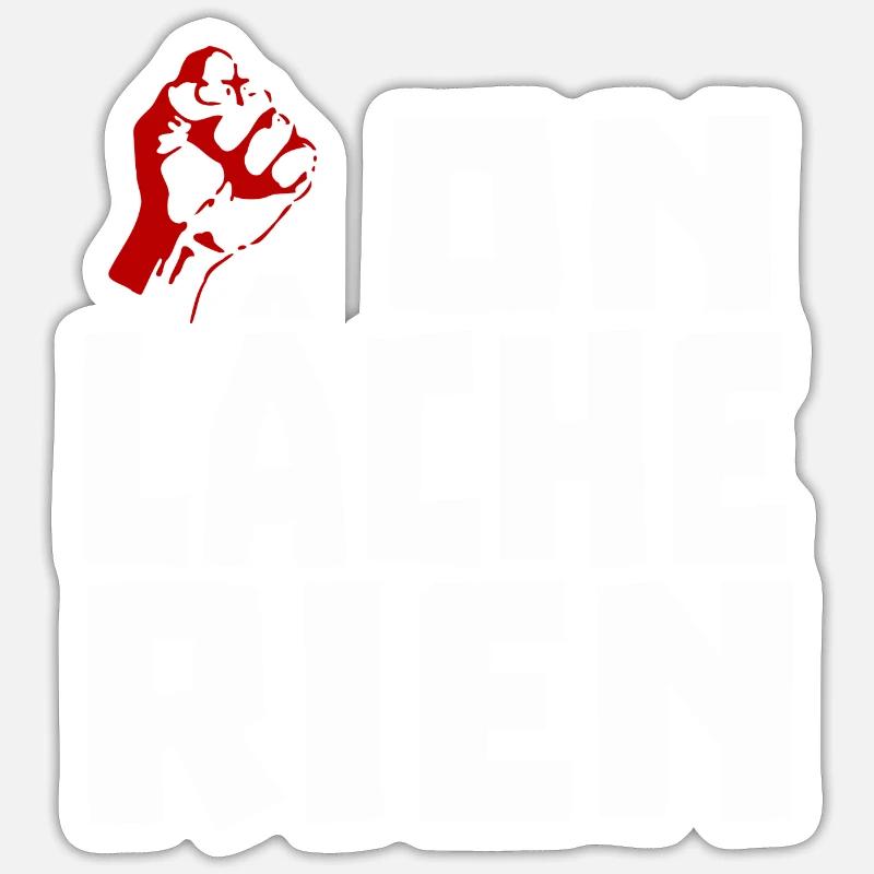 on lâche rien Sticker taille S (10 x 10 cm)