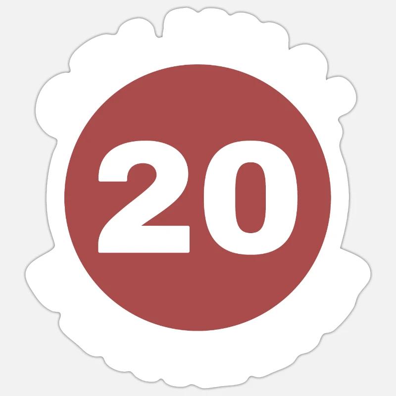 Denizli - Sticker size S (10 x 10 cm) - white matte