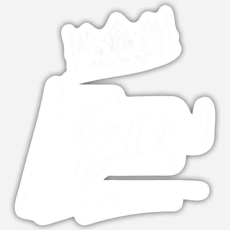 Leon - Sticker size S (10 x 10 cm) - white matte